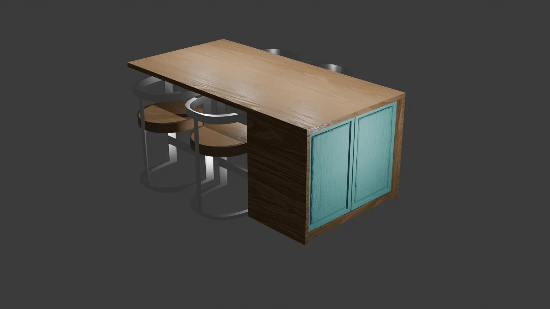 Dining area 3D Model .c4d .max .obj .3ds .fbx .stl .blend 