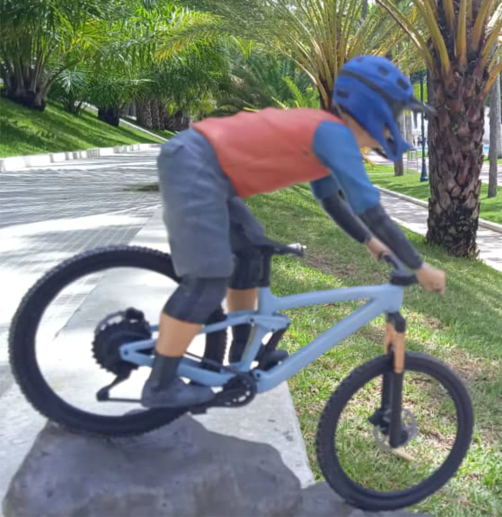 Mtb boy 3D Print Model .c4d .max .obj .3ds .fbx .stl .blend