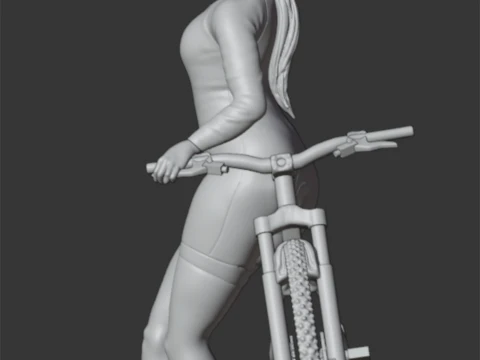 Mtb girl 3D Print Model
