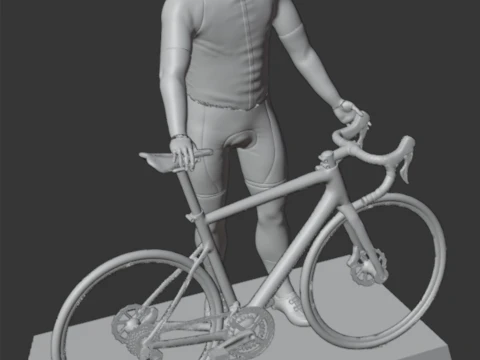 Roadbike boy 3D Print Model