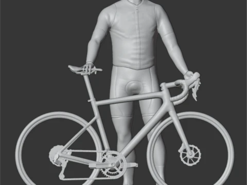 Roadbike boy 3D Print Model