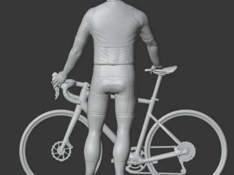Roadbike boy 3D Print Model