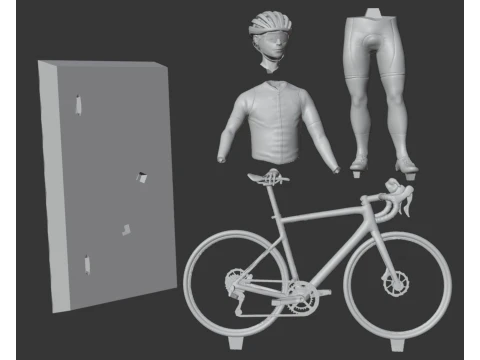 Roadbike boy 3D Print Model