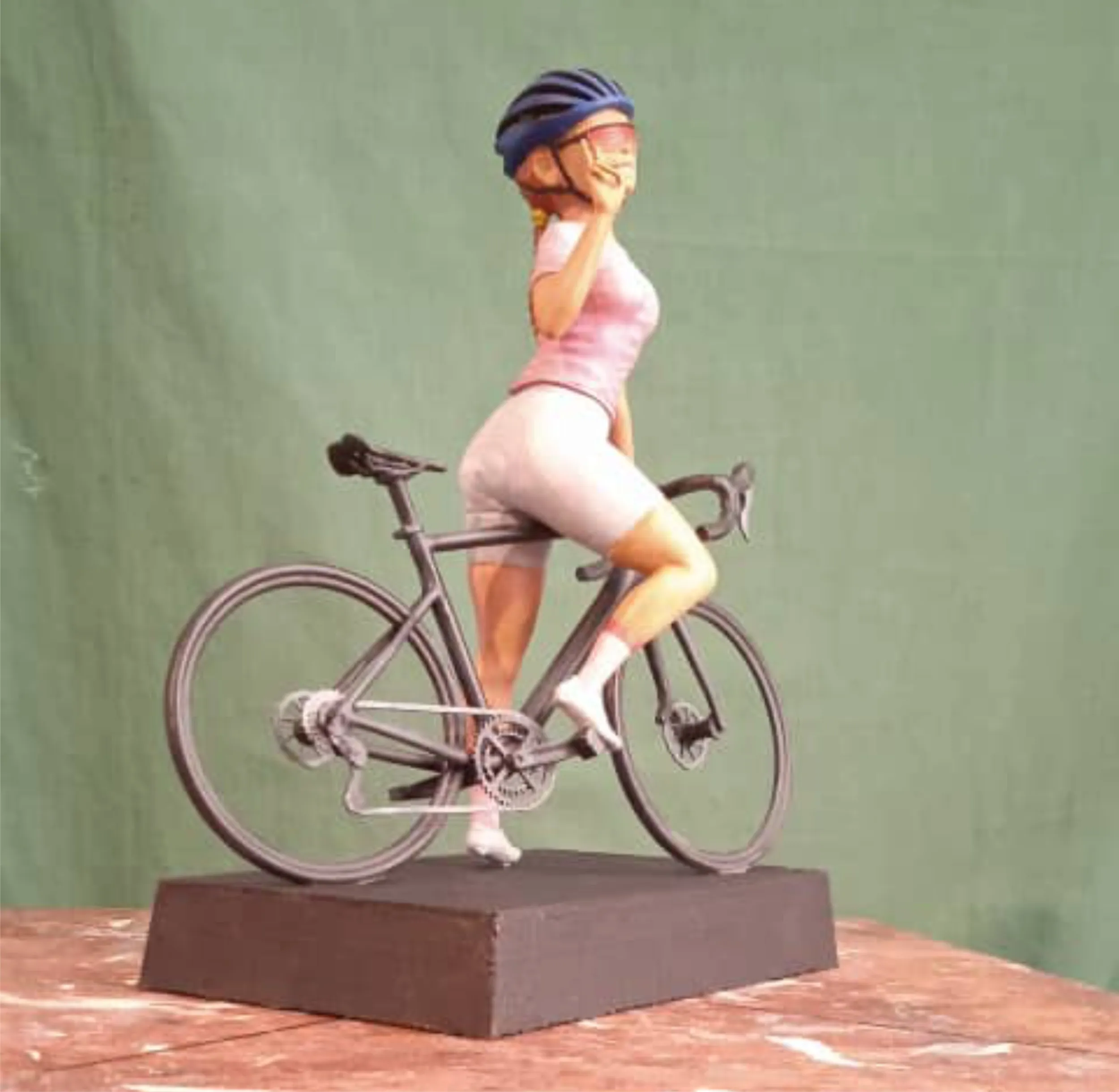 Roadbike girl 3D Print Model .c4d .max .obj .3ds .fbx .stl .blend 