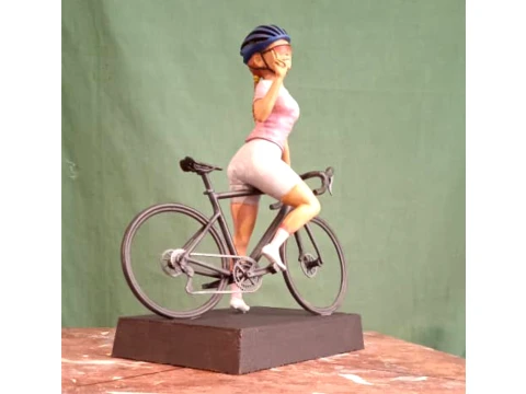 Roadbike girl 3D Print Model