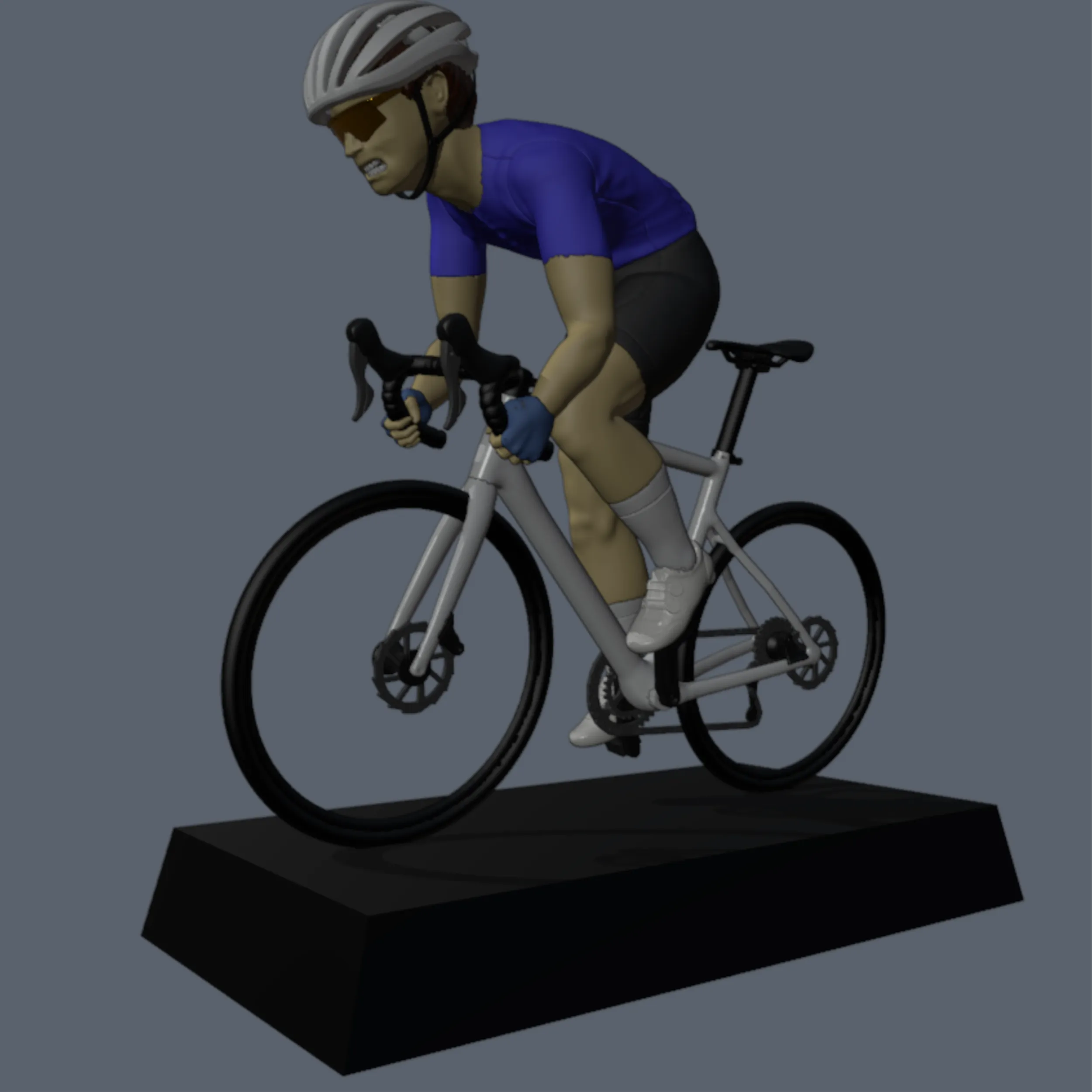 スプリントロードバイク 3Dプリントモデル .c4d .max .obj .3ds .fbx .stl .blend