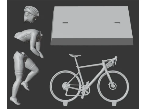 スプリントロードバイク 3Dプリントモデル