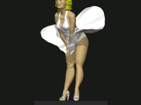 Marilyn monroe 3D Print Model