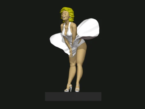 Marilyn monroe 3D Print Model