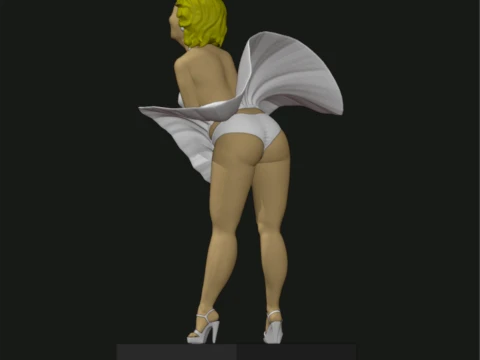 Marilyn monroe 3D Print Model