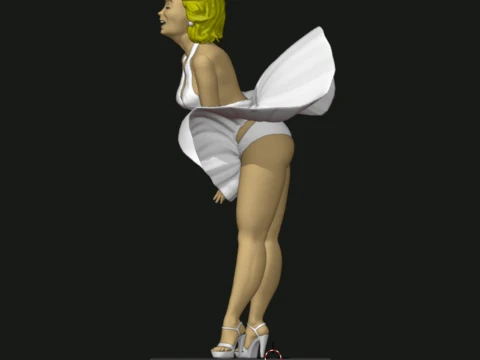 Marilyn monroe 3D Print Model