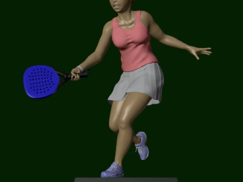 Dziewczyna z wiosłem Model do druku 3D