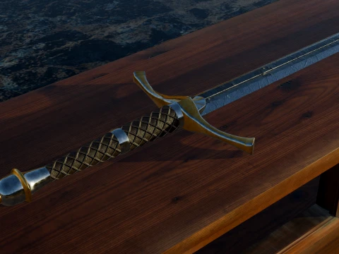 Aragorns Sword 3D Model