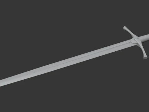 Aragorns Sword 3D Model