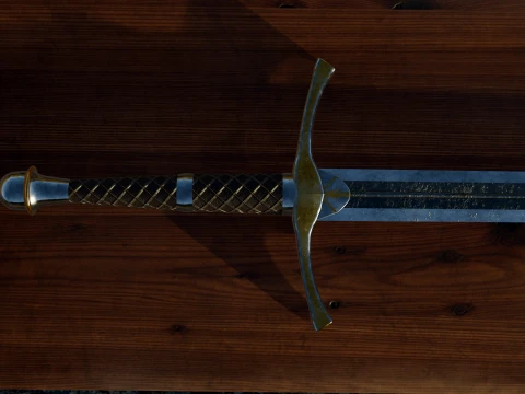 Aragorns Sword 3D Model