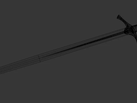Aragorns Sword 3D Model