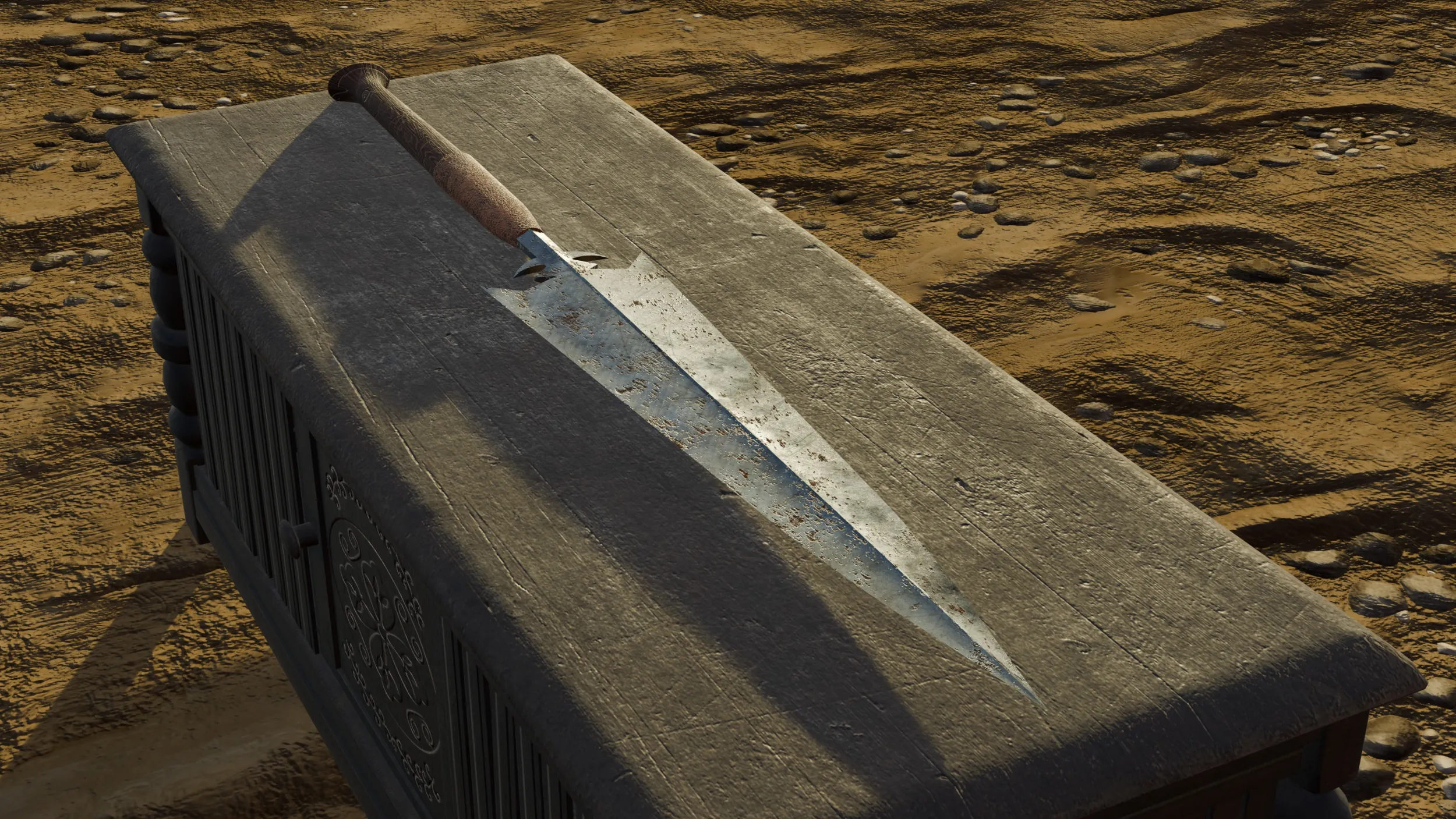 Assegai 3D Model .c4d .max .obj .3ds .fbx .stl .blend