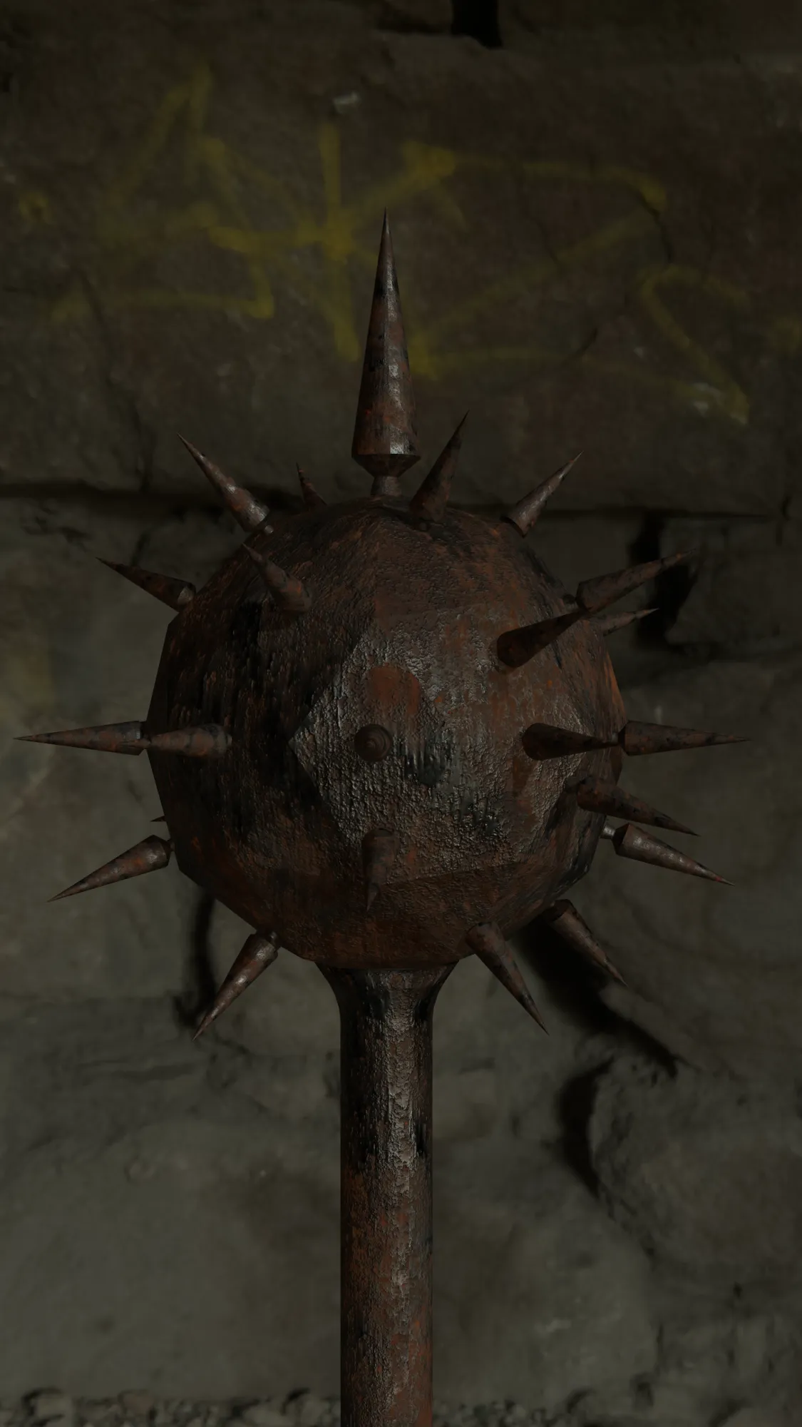 Bulava 3D Model .c4d .max .obj .3ds .fbx .stl .blend