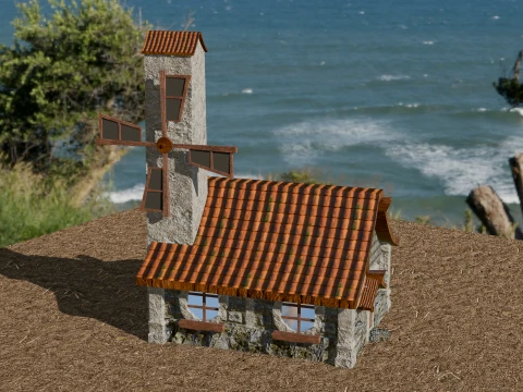 Rural House 3D Model