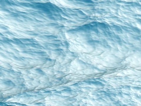 Océan Surface Vagues Réaliste Eau Low-poly Modèle 3D