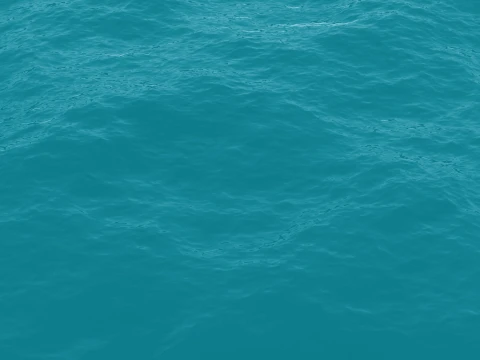 Surface océanique réaliste Low-poly Modèle 3D