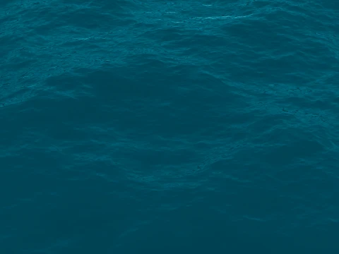 Ocean Surface Realistic Low-poly 3D Model