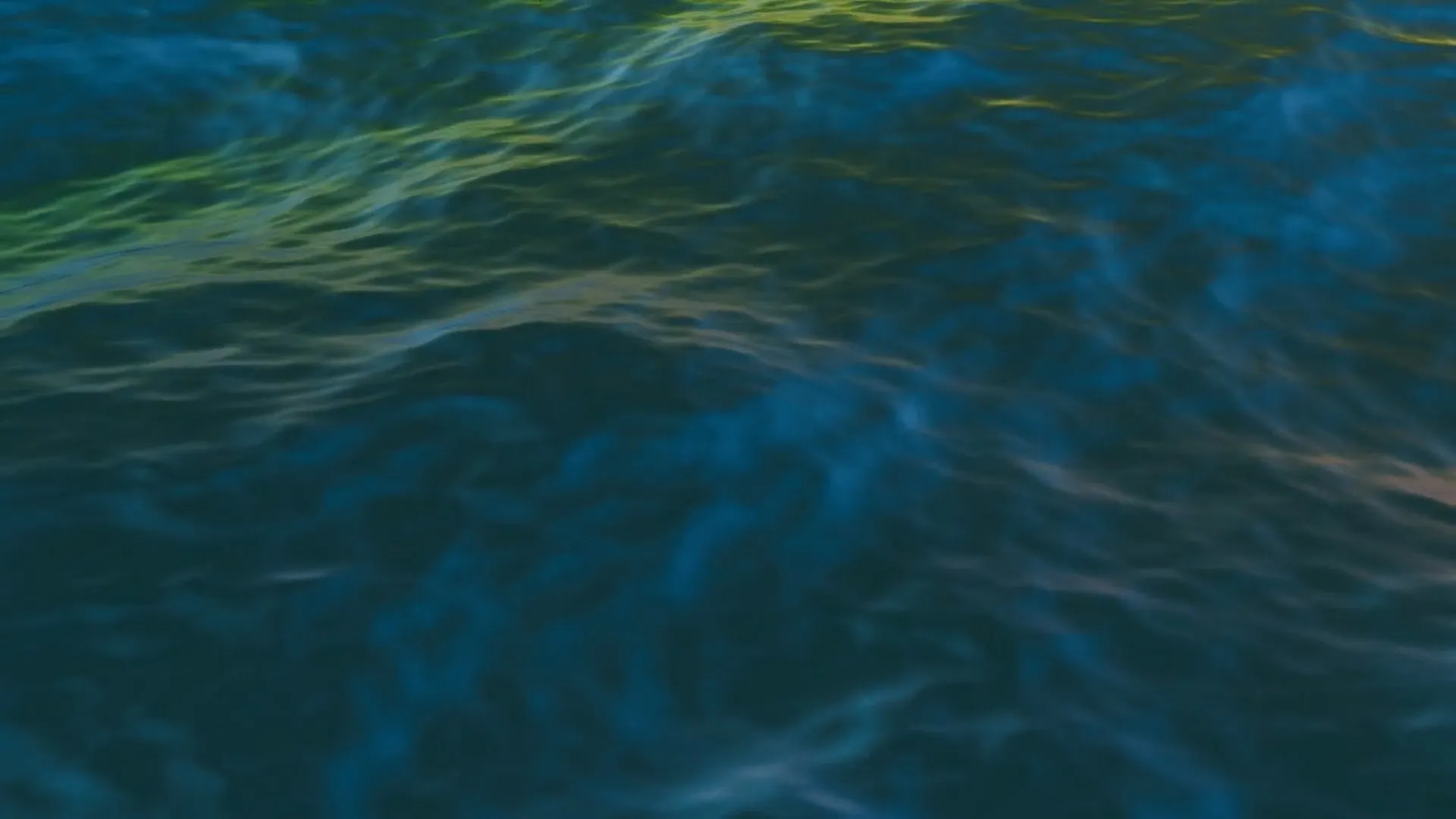 Deep Blue Ocean Water Surface Animated 3D Model .c4d .max .obj .3ds .fbx .stl .blend 