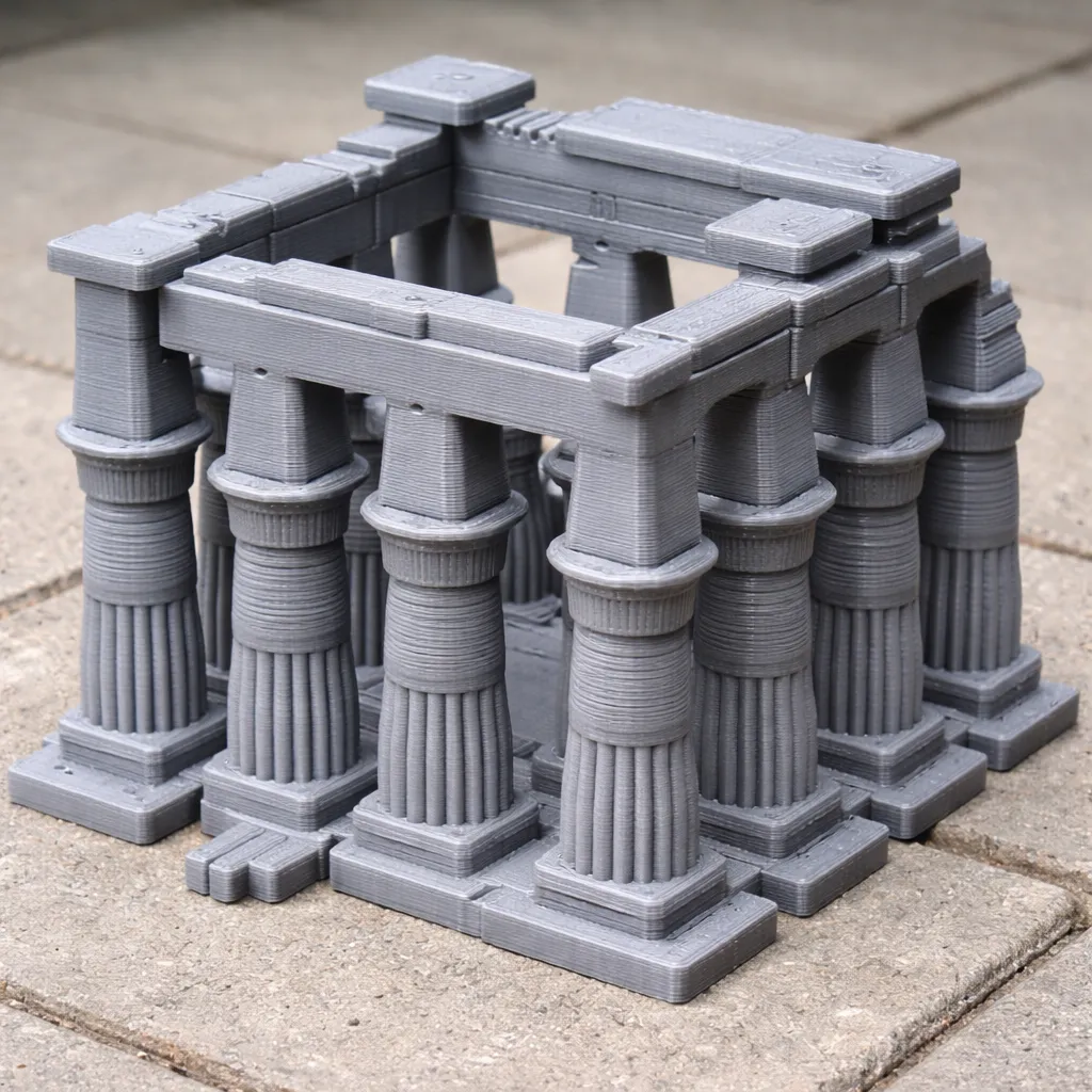 Templo de Luxor Modelo 3D .c4d .max .obj .3ds .fbx .stl .blend 