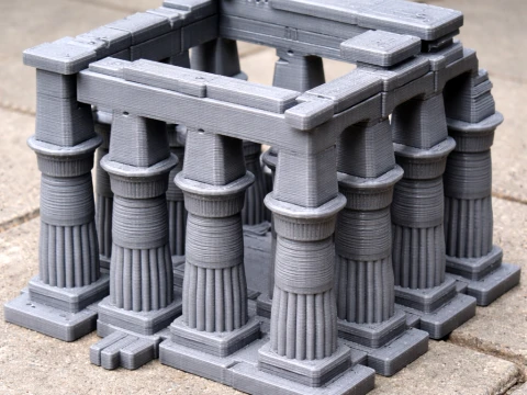 Templo de Luxor Modelo 3D