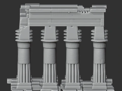 Templo de Luxor Modelo 3D