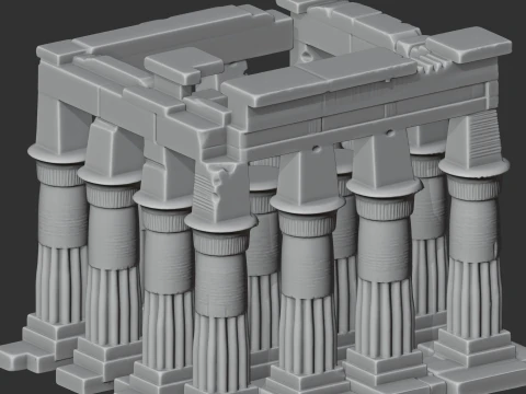 Templo de Luxor Modelo 3D