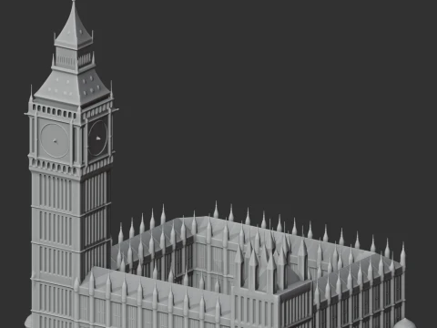 Palace of Westminster 3D Model
