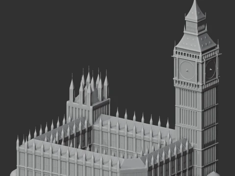 Palace of Westminster 3D Model