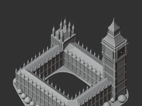 Palace of Westminster 3D Model