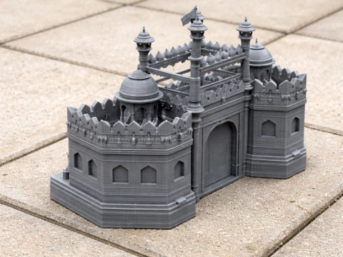 Forte Vermelho Modelo 3D