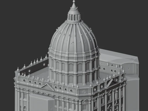 St Peters Basilica 3D Model