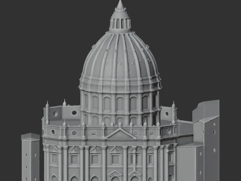 St Peters Basilica 3D Model