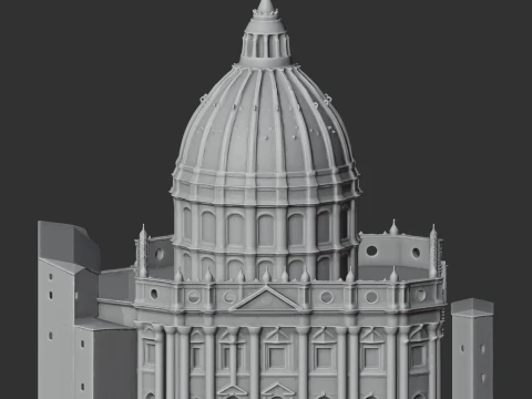 St Peters Basilica 3D Model