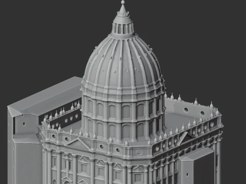 St Peters Basilica 3D Model