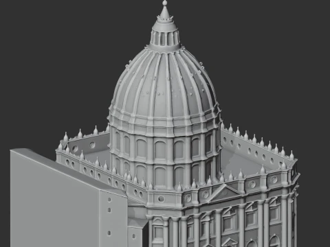 St Peters Basilica 3D Model
