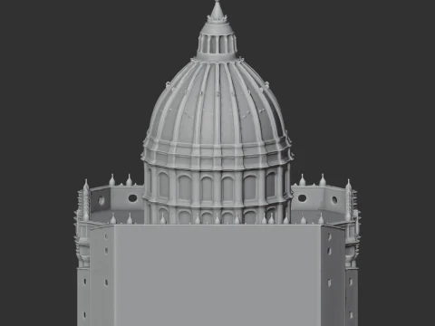 St Peters Basilica 3D Model