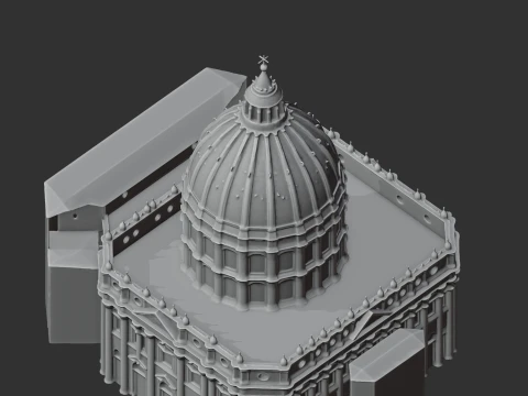 St Peters Basilica 3D Model