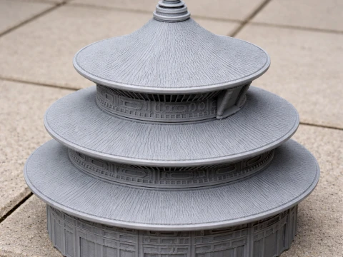 Templo do C&eacute;u Modelo 3D