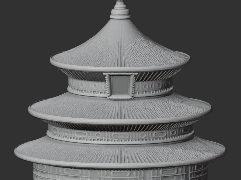 Temple of Heaven 3D Model
