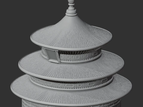 Temple of Heaven 3D Model