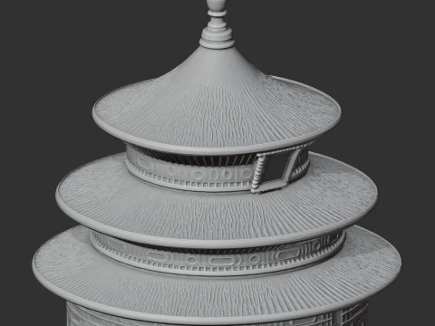 Temple of Heaven 3D Model