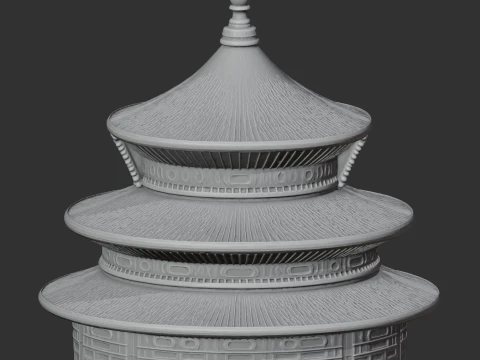 Temple of Heaven 3D Model