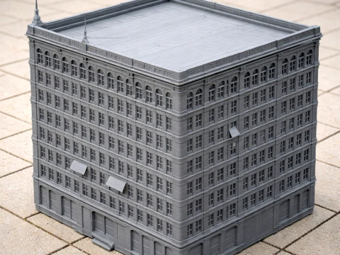 Early skyscrapers 3D Model