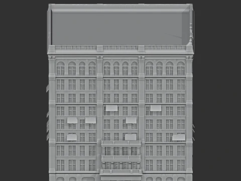 Early skyscrapers 3D Model