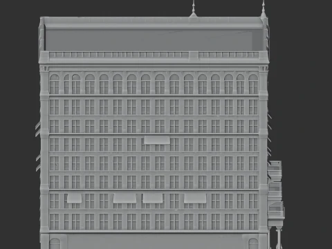 Early skyscrapers 3D Model